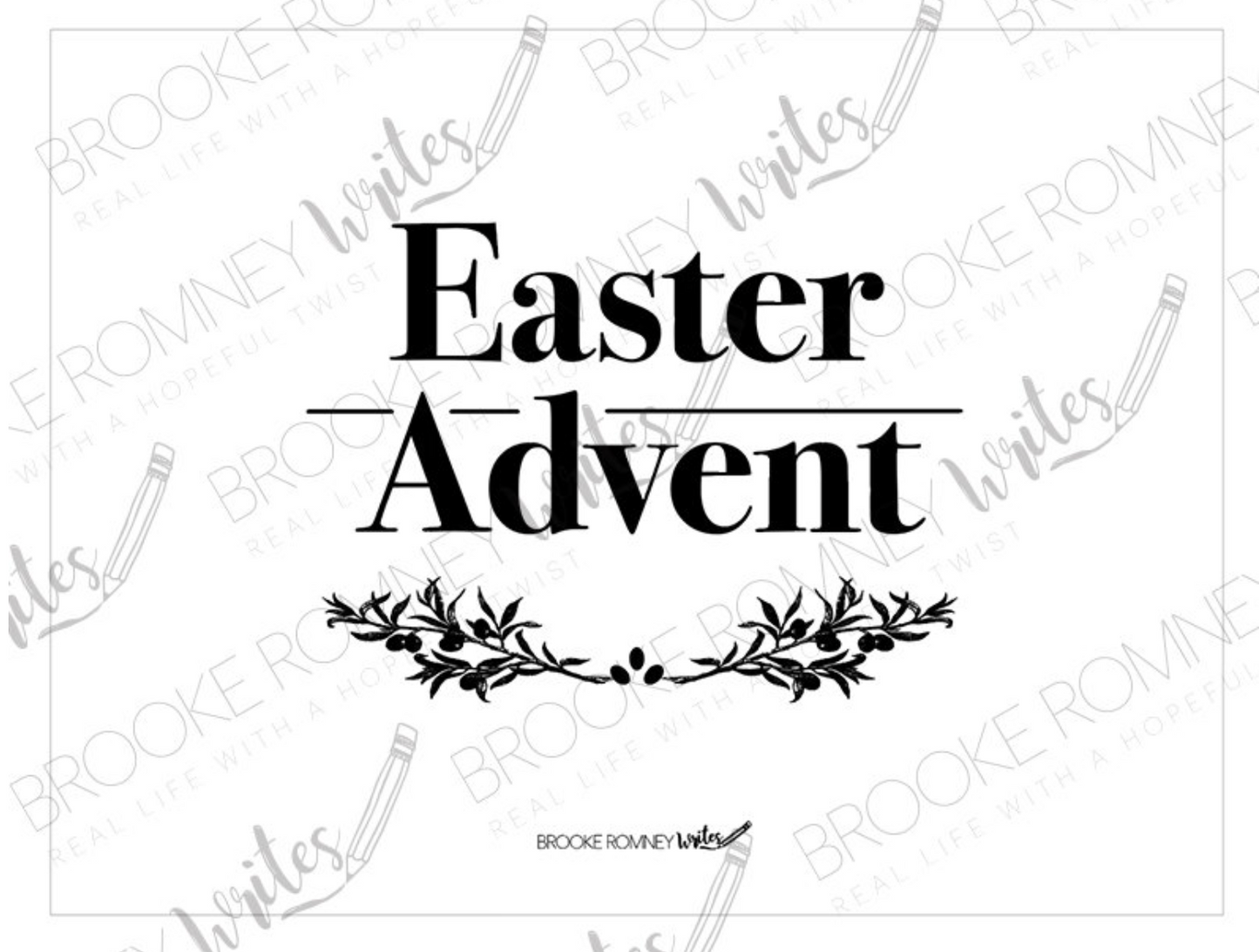 Easter Scripture Advent Calendar